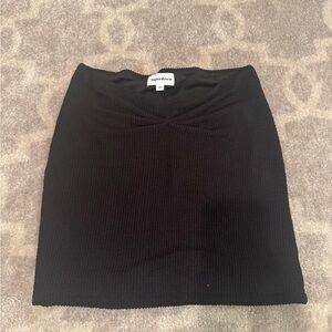 Superdown Elegant Black Pencil Skirt